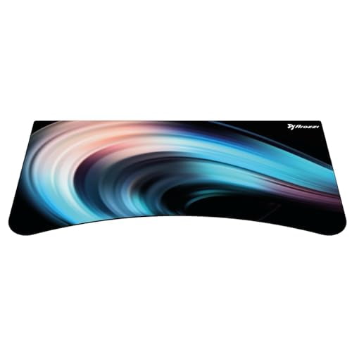 Arozzi Arena Gaming Desk Mat, Full Surface Custom Desk Pad, Interchangeable, Water Resistant & Washable Computer Desk Mouse Pad with Stitched Edges (D009)