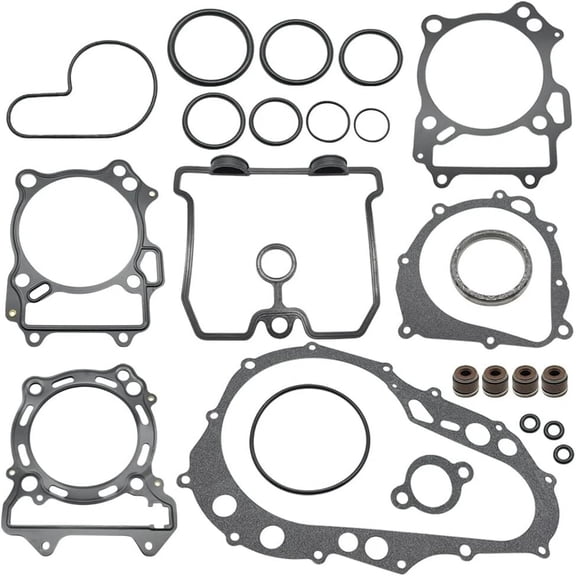Complete Top & Bottom End Engine Gasket Kit Set for Kawasaki KFX400 (2003-2006), Suzuki Quadsport Z400 (2003-2008), Arctic Cat 400 (2004-2008)