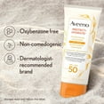 thumbnail image 4 of Aveeno Protect + Hydrate Moisturizing Sunscreen Lotion with Broad Spectrum SPF 50 & Moisturizing Prebiotic Oat, Weightless, Paraben-Free, Oil-Free & Oxybenzone-Free, 4 of 5