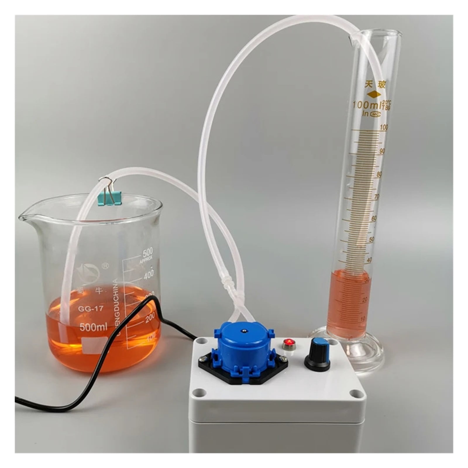 Miniature Peristaltic Pump, Self-priming Pump, Circulation Metering Pump, Laboratory Food Grade 10-70ML/adjustable With Foot Switch ,Security