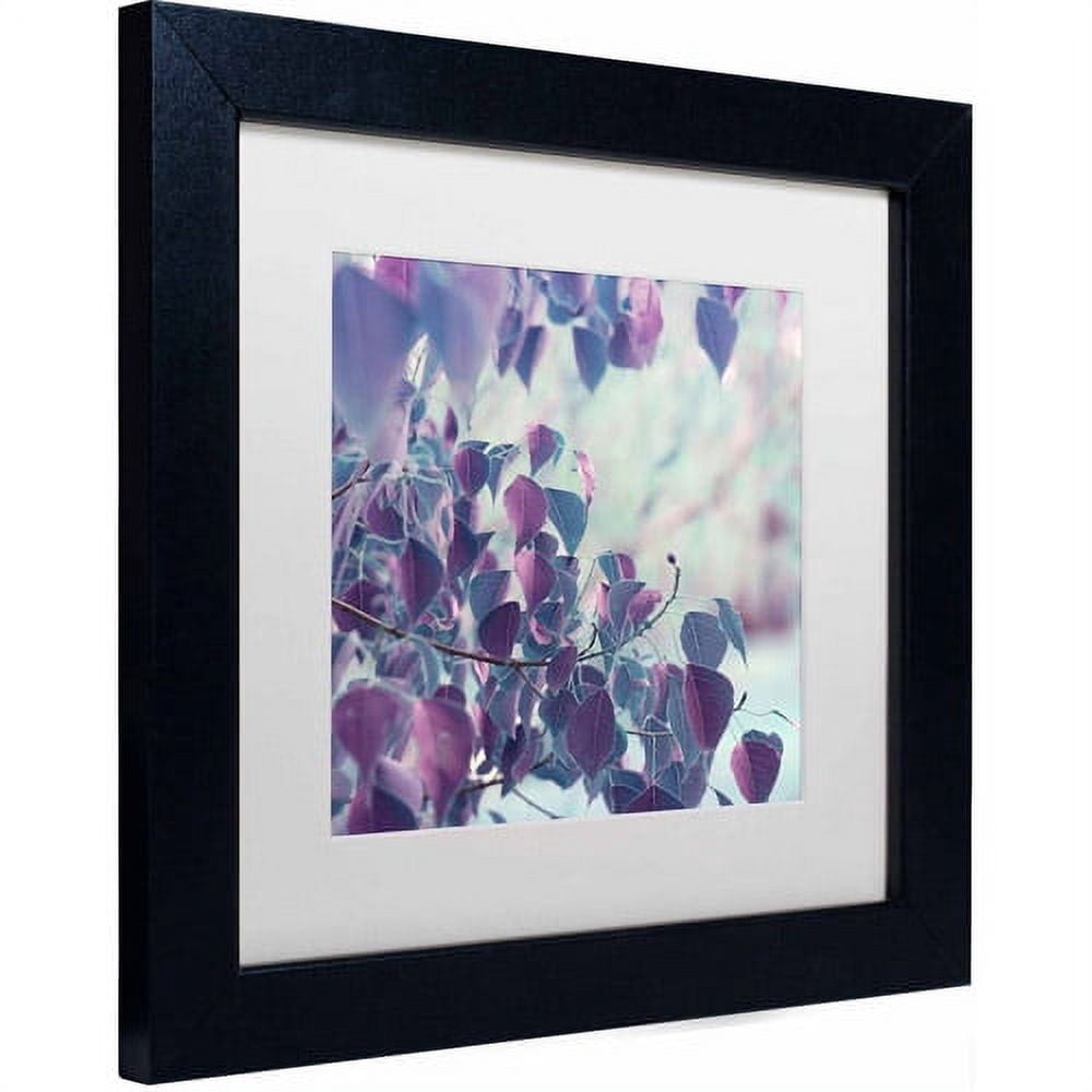 Trademark Fine Art "Summer Thoughts" Canvas Art by Beata Czyzowska Young White Matte, Black Frame