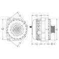 thumbnail image 6 of Mechman 370 Amp Red Billet High Output Alternator 1996-2004 GM Truck 4.3L 4.8L 5.3L 5.7L 6L, 6 of 7