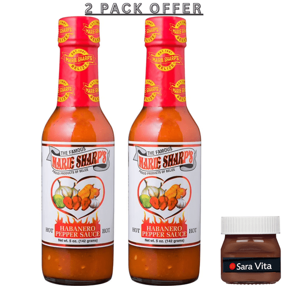 Marie Sharp's Original Hot Habanero Pepper Sauce, 5 oz