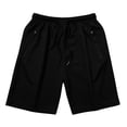 thumbnail image 5 of Tumotour Plus Size Breathable Mesh Board Shorts for Men Summer Drawstring Elastic Waisted Bermuda Shorts Athletic Workout Shorts Running Shorts with Zip Pockets, 5 of 6