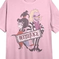 thumbnail image 2 of Beetlejuice Animated Series Lydia & Betelgeuse Crew Neck Short Sleeve Cradle Pink Women's Night Shirt -XXL, 2 of 4