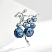 Exquisite High-end Brooch Ballerina Zircon Brooch Pin Clothing Ornament Accessories