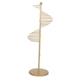 thumbnail image 4 of veasfak Scarf Display Rack Decor with 30 Hanger Rods for Suit Pants Headbands Sheets Gold, 4 of 9