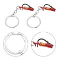 thumbnail image 4 of MOVTOTOP 2Pcs Fire Extinguisher Keychain Zinc Alloy Cylinder Delicate for Everyday Use Firefighter Keycain, 4 of 7