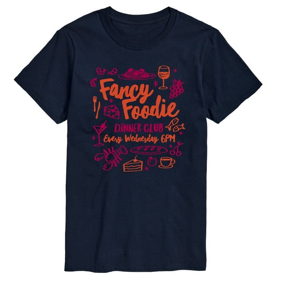 Instant Message - Fancy Foodie - Men's Short Sleeve Graphic T-Shirt