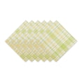 thumbnail image 1 of Juego De 6 Servilletas A Cuadros Lemon Bliss, 1 of 3