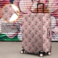 thumbnail image 4 of Pink Cow Strawberry Hat Pattern Luggage Cover Fashion Suitcase Cover Baggage Covers Fit 25-28 Inch Luggage (Go Travel), 4 of 5