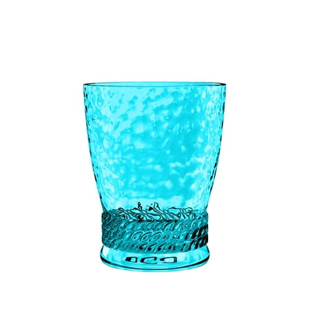 Better Homes & Gardens Plastic 14 Oz Rope Short Tumbler Aqua