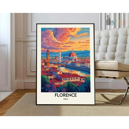 El Salvador Travel Poster Wall Art, Unframed Paper Poster 8x10in