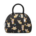 thumbnail image 2 of Dog and Bone Pattern Lunch Bag – Whimsical Cartoon Style for Pet Fans, 2 of 4