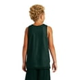 thumbnail image 2 of Classic Youth Mesh Reversible Tank Color Forest Green Size Large, 2 of 8