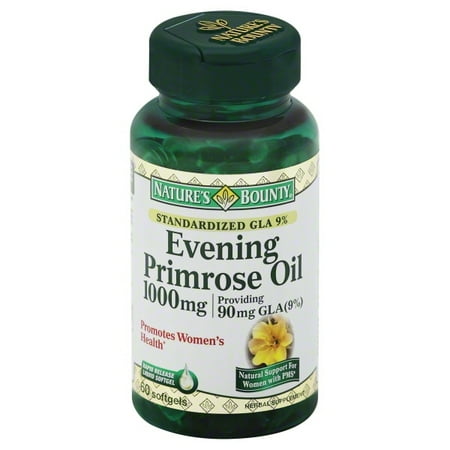 - Nature's Bounty Evening Primrose Oil, 1000mg, 60 Softgels