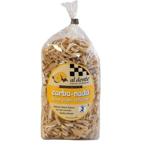Al Dente Lemon Pepper Fettuccine Noodles, 10 oz (Pack of 6)