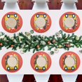 thumbnail image 7 of Ryvnso Santa Claus Christmas Round Plate Mats Dining Table Placemat Set of 4 for Holiday Decoration, 7 of 7