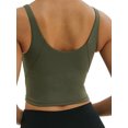 thumbnail image 4 of FUTATA Women Sports Vest Wireless Firm Tummy Control Underwear Vest with 2 bra enhancer pads Shapewear Body Shaper, 4 of 5