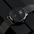 thumbnail image 3 of Men Quartz Watch, Men Moonphase Quartz Watch Ultra Thin  For Daily Activities, 3 of 8