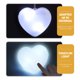 thumbnail image 4 of 2 luces nocturnas pequeñas con sensor de movimiento para bolso de mano, regalos únicos para mujer (forma de corazón, estrella de cinco puntas), 4 of 7