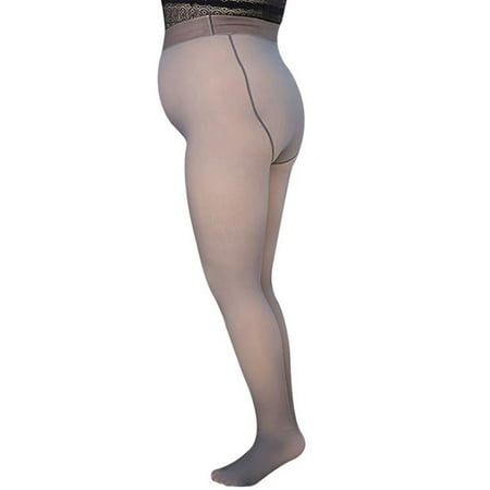 

Fake translucent warm pantyhose leggings slim stretch