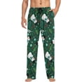 thumbnail image 3 of GZHJMY Christmas Snowman Pajama Pants for Men, Lounge Pants Lightweight Men Pajama Bottoms with Drawstring Pockets, Christmas New Year Birthday Gifts, Large, 3 of 6