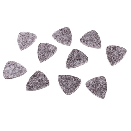 Felt Pick Set of 10 wool felt picks Plectrum set for acoustic guitar, electric ...