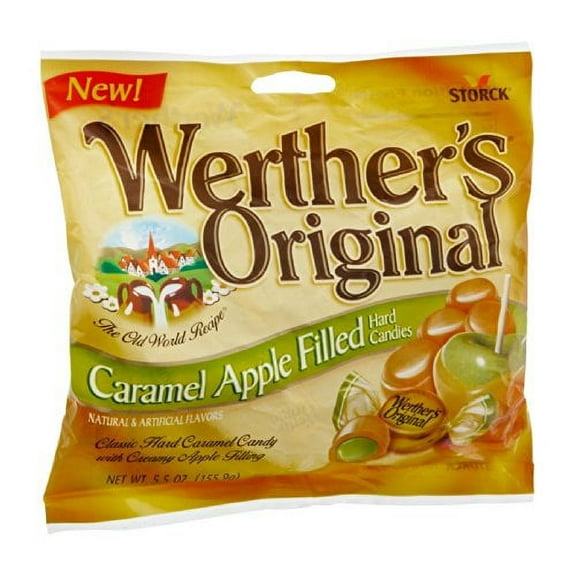 Werthers Caramel Apple Filled Hard Candies, 5.5 oz