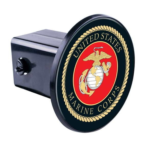 United States US Marine Corps 3D Polyurethane Domed Plastic Trailer Hitch Cover Car-Truck-SUV 2" Receiver