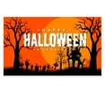 thumbnail image 3 of Wovilon Halloween Tree Halloween Decoration Banner Party Background Halloween Background, 3 of 4