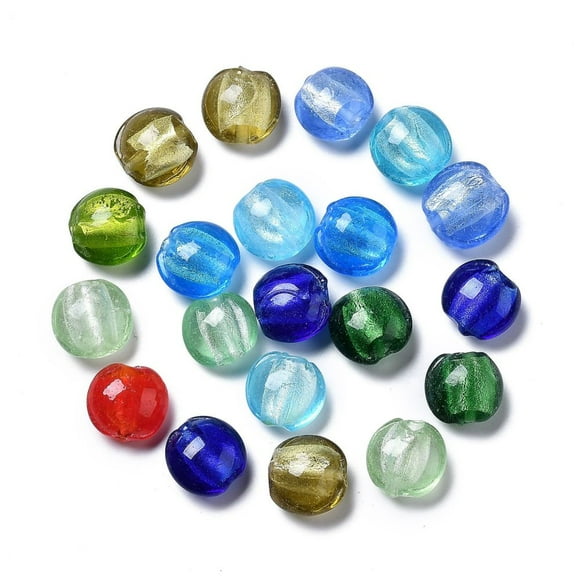 flat glass beads