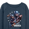 thumbnail image 3 of Marvel Captain America - Collage - Women's French Terry Pullover Sweatshirt, 3 of 5