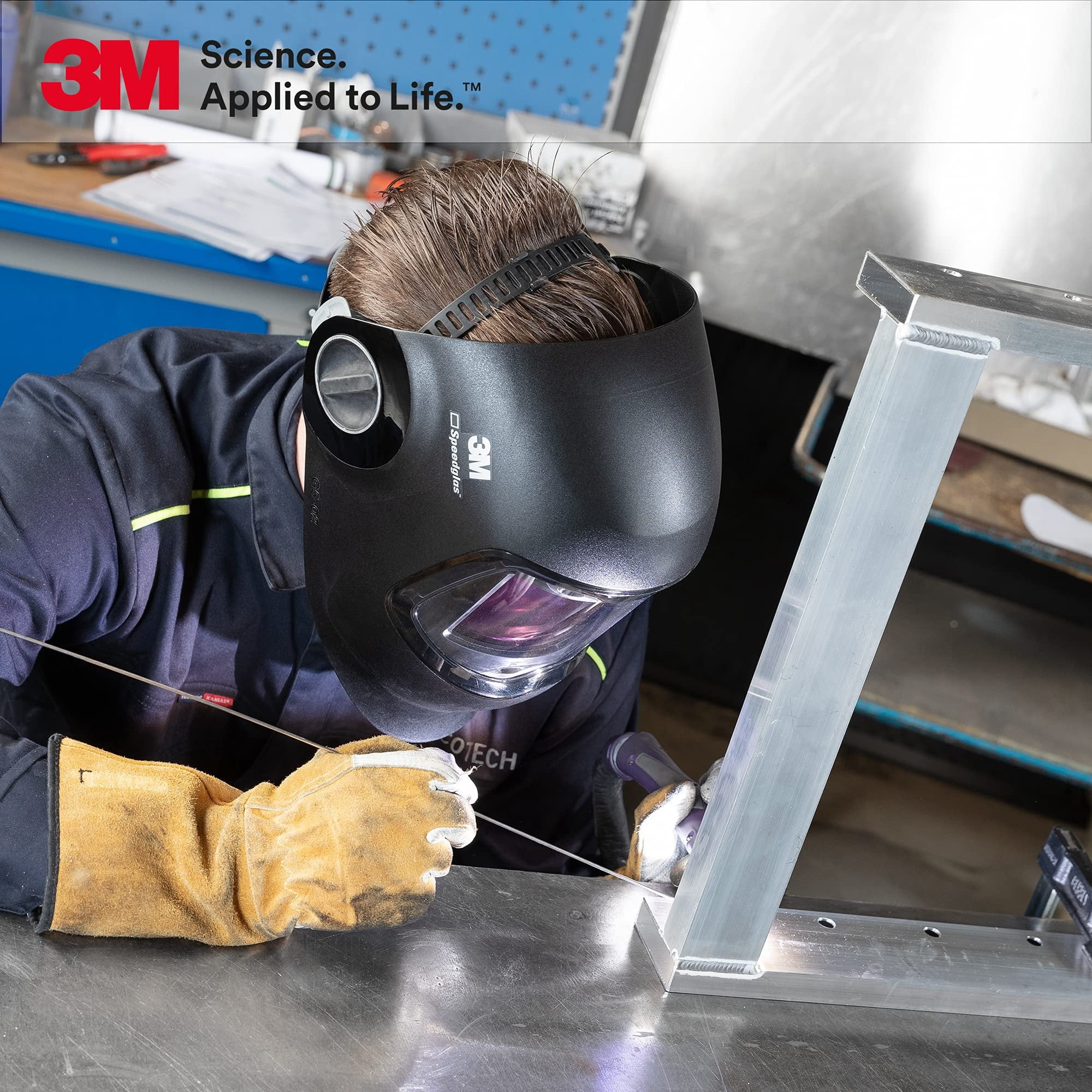 3m Welding Helmet,Black  08-0100-50iC