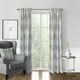 thumbnail image 2 of Sloane Seabreeze/Ivory Pole Top Drapery Panel - Pair 50"x84", 2 of 5