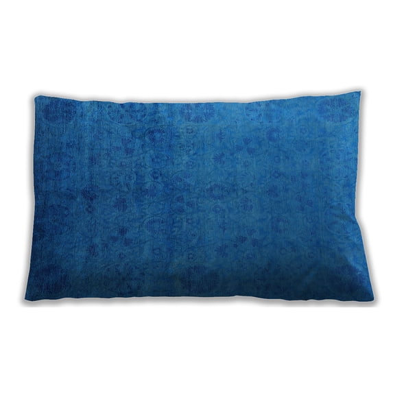 Ahgly Company Indoor Rectangular Mid-Century Modern Lumbar Throw Pillow, 13 inch by 19 inch