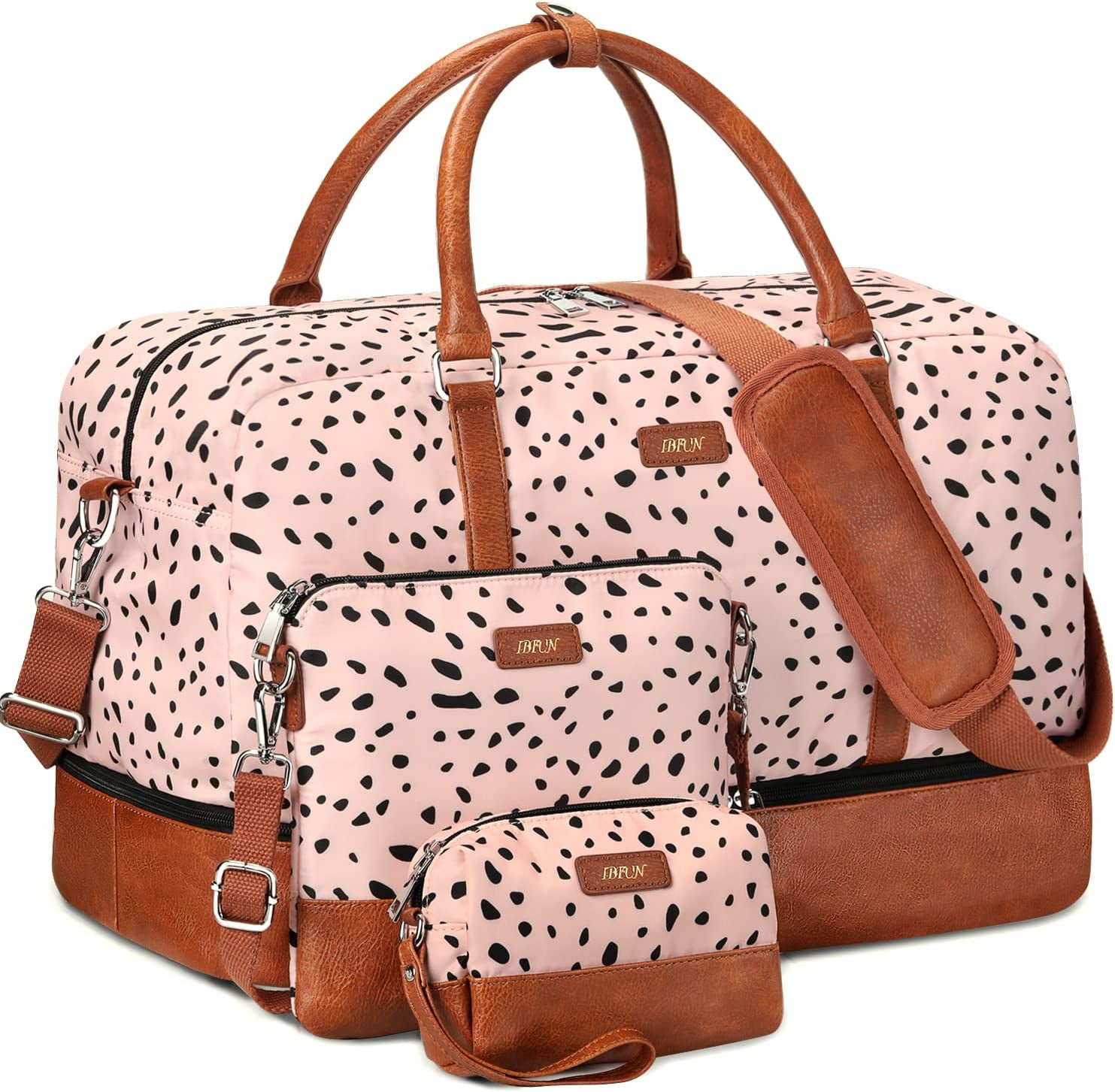  IBFUN Handbags for Women PU Leather Satchel Purse