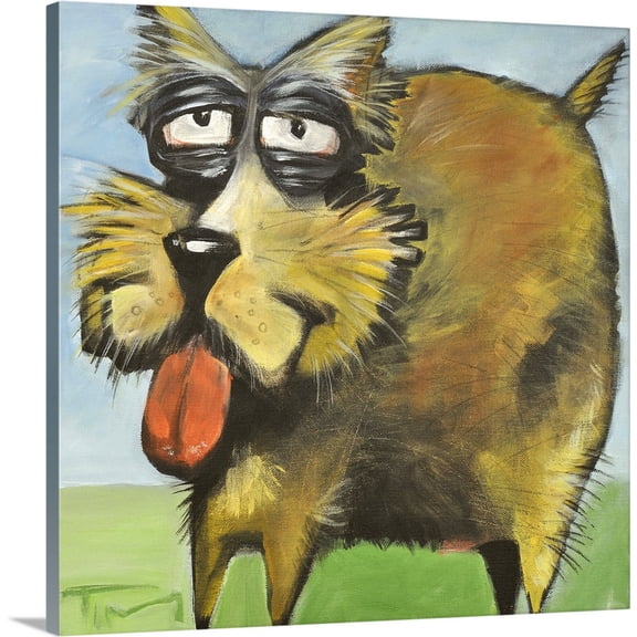 Great BIG Canvas | "Murphy Stout Dog" Canvas Wall Art - 20x20