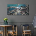 thumbnail image 4 of Luxe Metal Art 'Wild Octopus I' by Carolee Vitaletti Metal Wall Art, 48"x24", 4 of 7