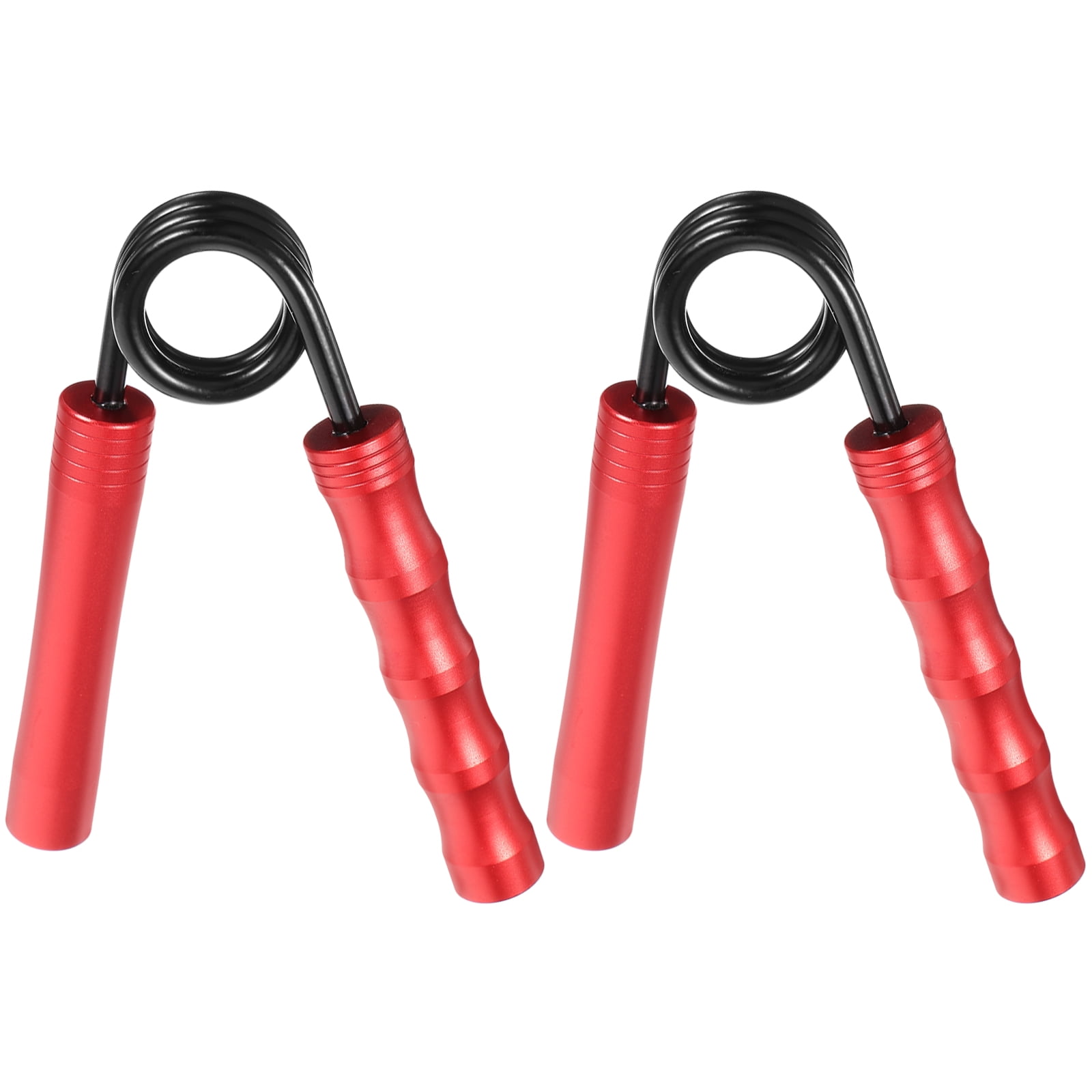 SKISUNO Hand Grip Strengthener Red Spring Steel for Fitness Finger Exerciser with Comfortable Handle 10Pcs