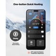 thumbnail image 2 of VEVOR Heated Socks, 6000mAh Battery Powered, Rechargeable Heating Socks with 4 Heating Levels, Electric Heated Sock with APP Control for Men Women, Foot Warmer for Hunting Riding Camping Hiking, 2 of 9