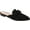 Black, variant on Journee Womens Kessie Slip On Pointed Toe Mules Flats