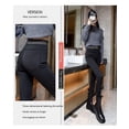 thumbnail image 2 of 2022 lamb fleece leggings women autumn and winter with velvet thickened outer wear high waist large size extra-thick integrated thermal cotton pants XL, 2 of 8