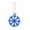 BL, variant on Snowflake Reflective Warning Pendant Double Side Reflective Keychain Reflector Pendants Party