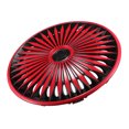 thumbnail image 1 of Unique Bargains 1Pc Fits 15' Universal Hubcap Wheel Cover Replacement - Car Tire Rim Cap Cover Scratch Resist - ABS Red Black, 1 of 8
