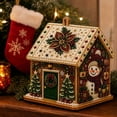thumbnail image 5 of Christmas Pearl Diamond Art Kit, Beaded Art Crafts Set, Beginner Friendly DIY Wall Decor Supplies for Adult Holiday Indoor Home Ornament, Acrylic Frame with LED Lights, 5 of 7
