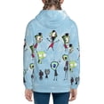 thumbnail image 4 of Invader Zim Teenager Hoodies Shirt Zipper Sweatshirts Hooded Hoody Clothes Coat For Boys Girls, 4 of 7