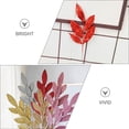 thumbnail image 3 of Homoyoyo Red Glitter Leaf Ornament Picks Plastic Christmas Tree Decorations Holiday Embellishments, 3 of 8