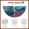 thumbnail image 5 of Bingfone Christmas Tree Skirt Mat Christmas Decoration Interior 30"-Fantasy Mushrooms, 5 of 8