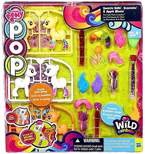My Little Pony MLP Appleboom/Sweetie Belle/Scootaloo 3pcs Figur Set Neu Loose 